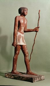 Virkamiehen malli (maalattu puu)